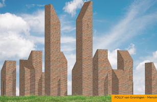 Tekening rotondekunst Mensingeweer