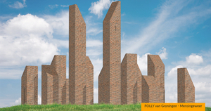 Impressie van kunstwerk in Mensingeweer