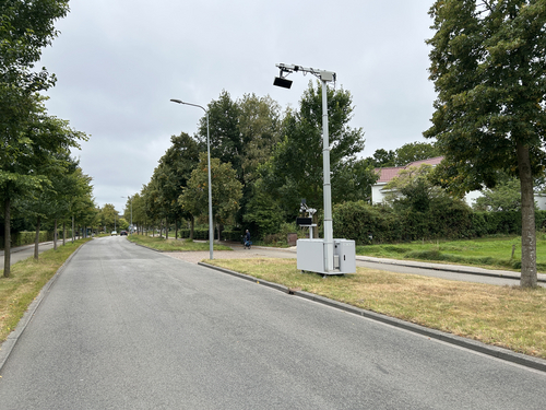 Foto van de focusflitser in Haren