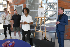 Onthulling gedicht Myron Hamming