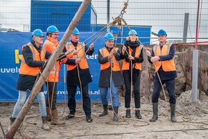 Starthandeling bouw getijdenduiker
