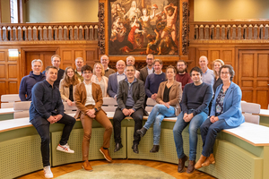 De 15 deelnemers en vertegenwoordigers van provincie Groningen