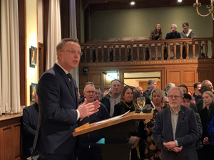 René Paas houdt nieuwjaarstoespraak