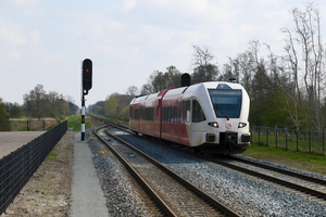 Trein bij Station Scheemda