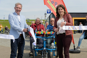 Opening driewielfietsroute