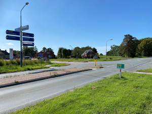 Rotonde Borgweg en Garnwerderweg