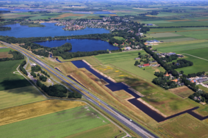 Natuurzone Westerbroek vanuit de lucht (foto: Koos Boertjens)