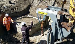 Onderzoek kleikern van zeedijk