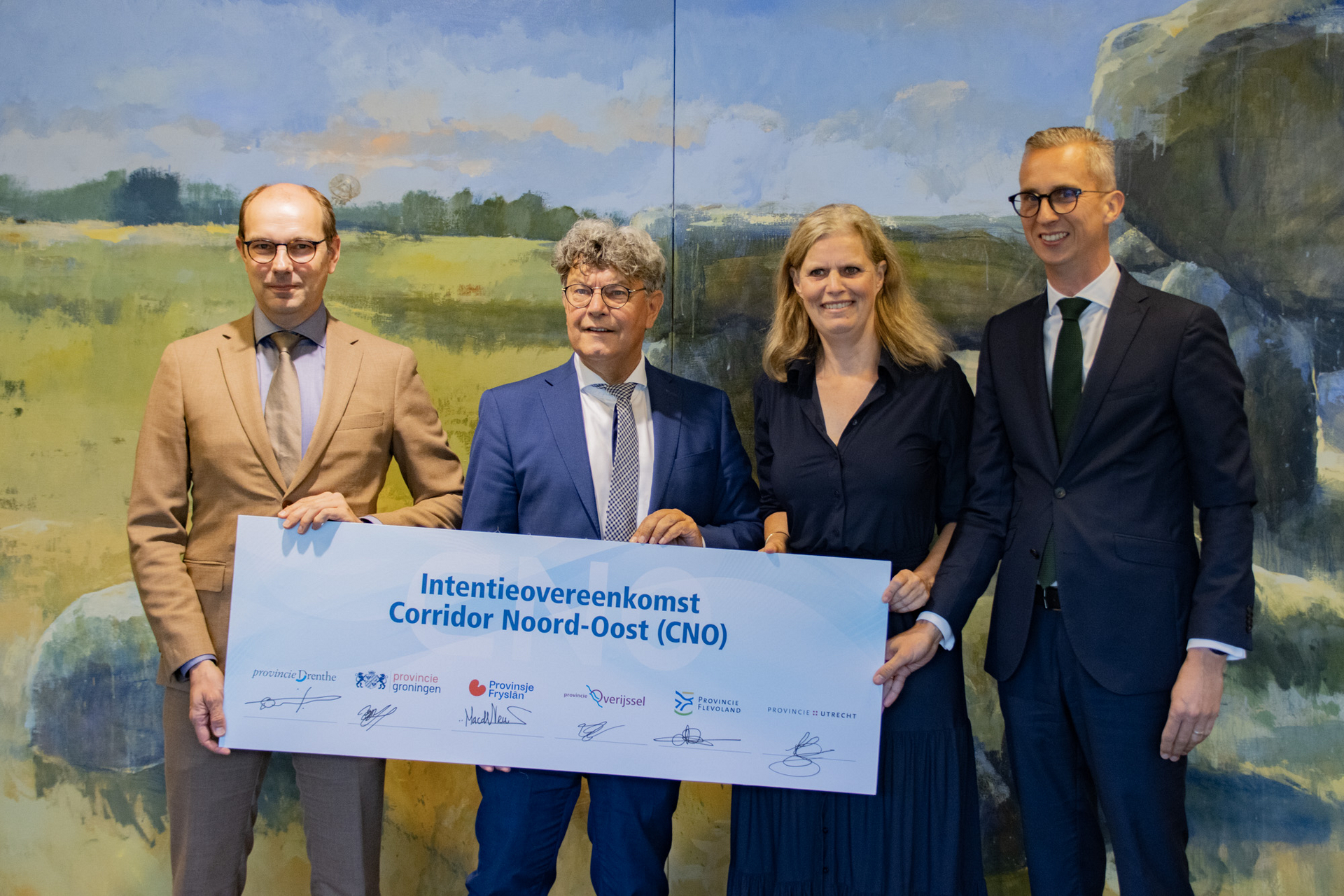 Een impressie van de ondertekening