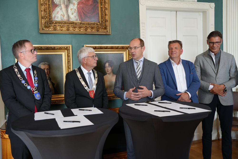 De delegaties in Arendal