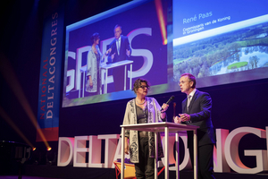 René Paas bij het Deltacongres